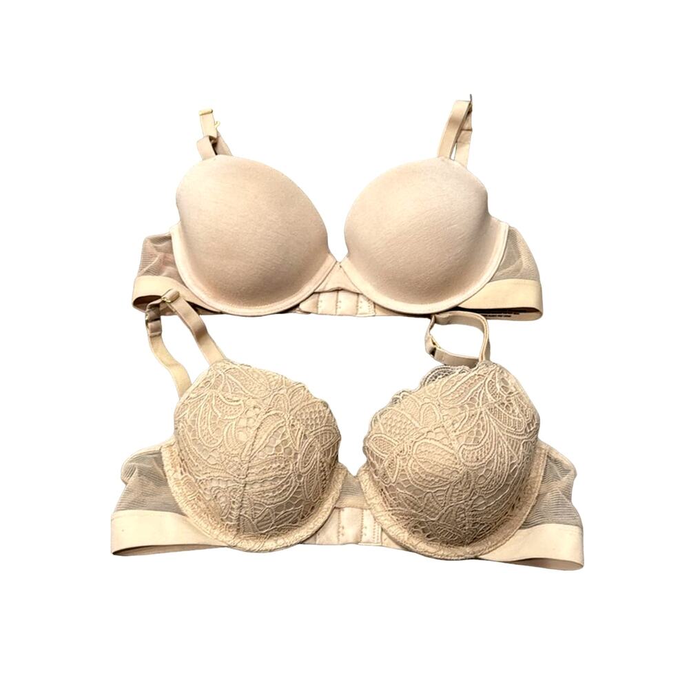 Bundle 2 Lively All Day T Shirt Bra & The Lace T Shirt Underwire Bra Size 34B